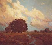 Granville Redmond Trees by a Meadow Stream oil painting reproduction